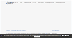 Desktop Screenshot of kreissportbund-lueneburg.de