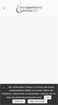 Mobile Screenshot of kreissportbund-lueneburg.de